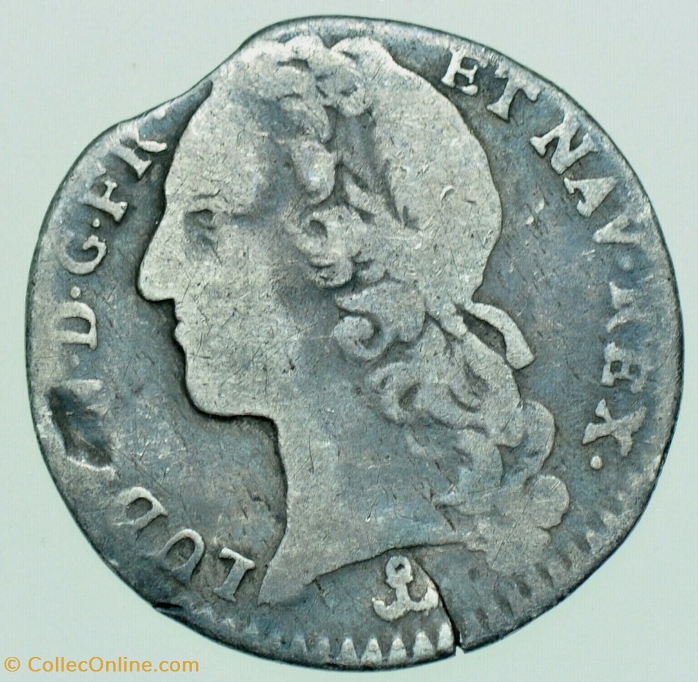 monnaies europe medievale france royales dixieme ecu argent 12 sols louis xv 1746 5 p dijon
