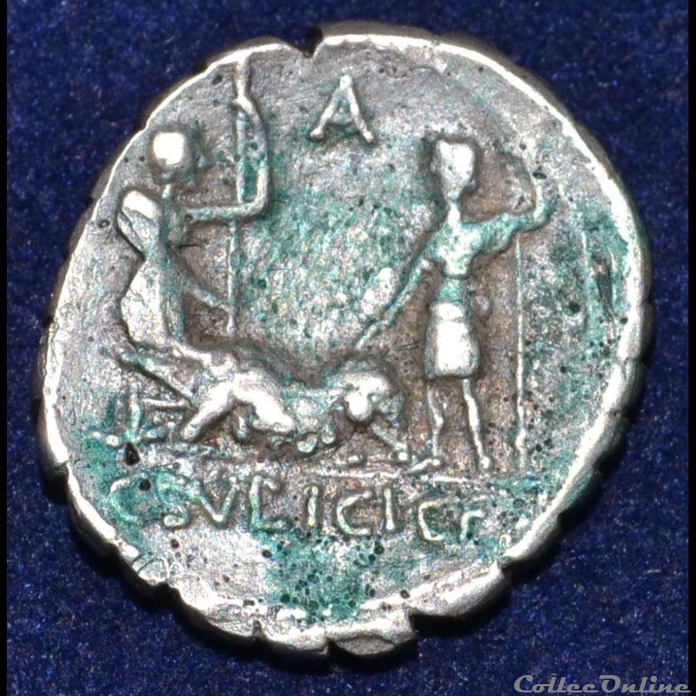 monnaie antique romaine sulpicia