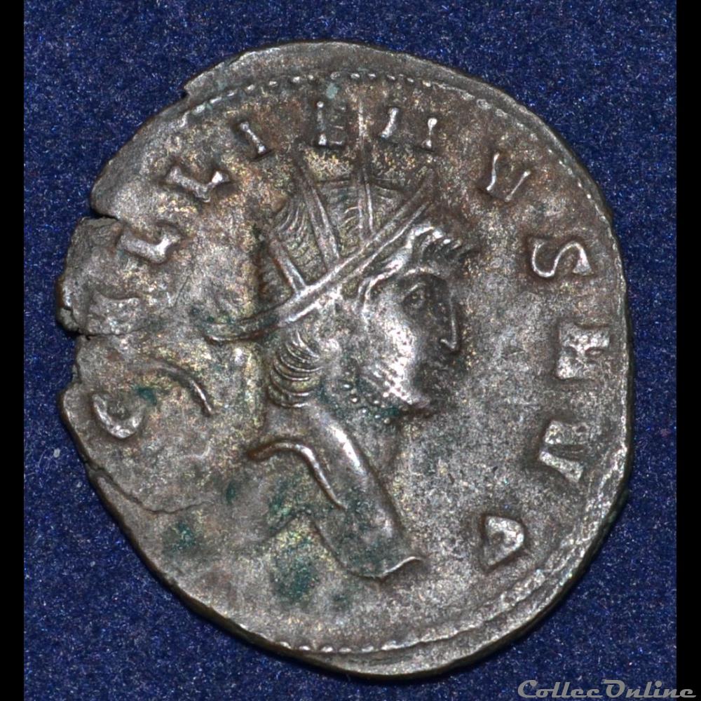 Gallien Antoninien monnaie antique romaine gallien antoninien