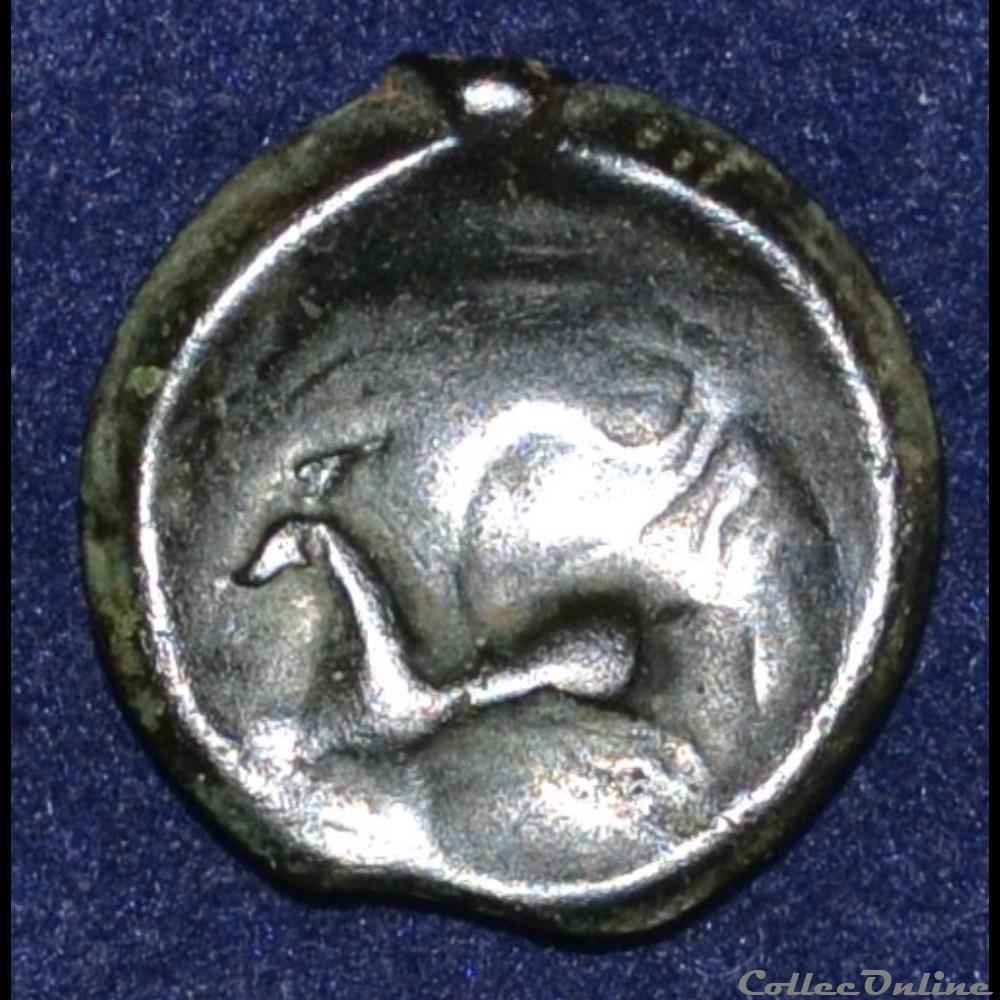 SUESSIONS (région de Soissons) Bronze CRICIRV, barbu monnaie antique gauloise suessions region de soissons bronze cricirv barbu
