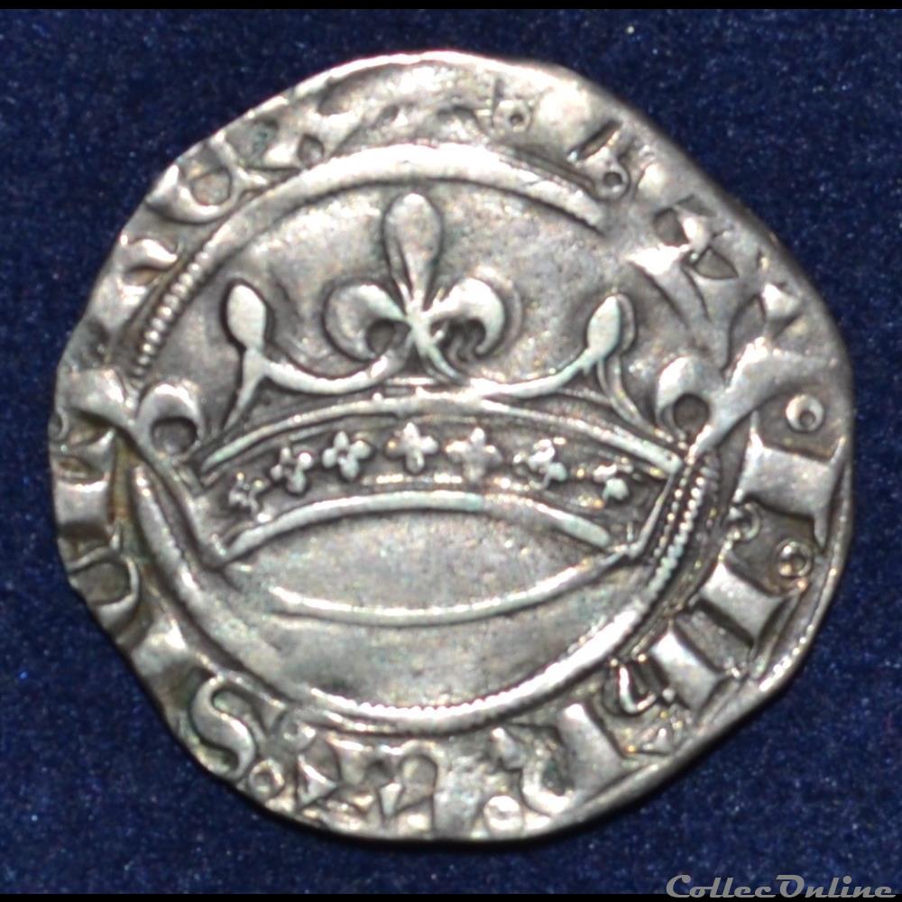 Jeanne de Naples & Louis 1er de Tarente - Comté de Provence monnaie france feodale jeanne de naples louis 1er de tarente comte de provence