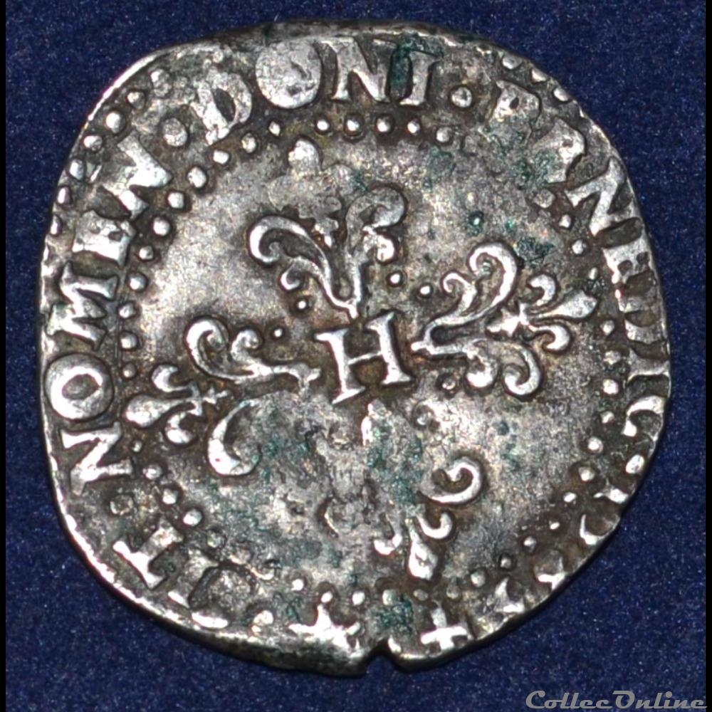 Henri III - La Rochelle monnaie france royale henri iii la rochelle