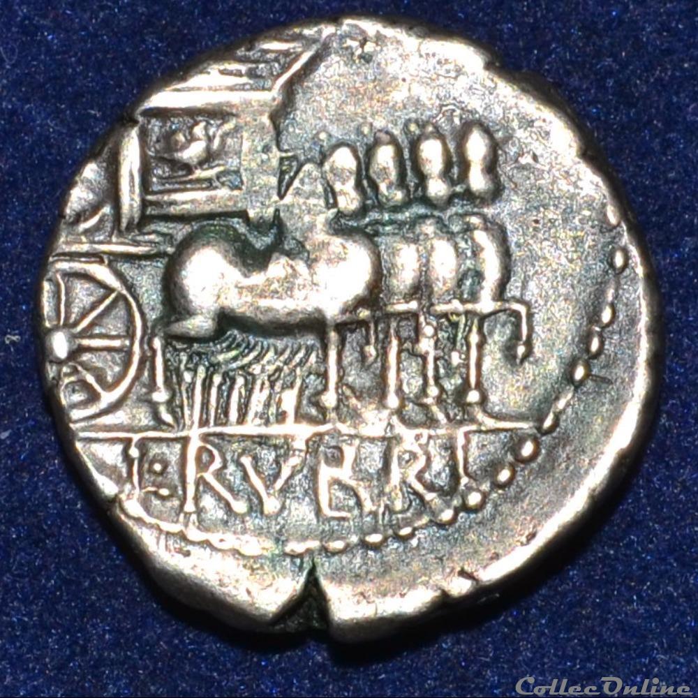 monnaie antique romaine rubria
