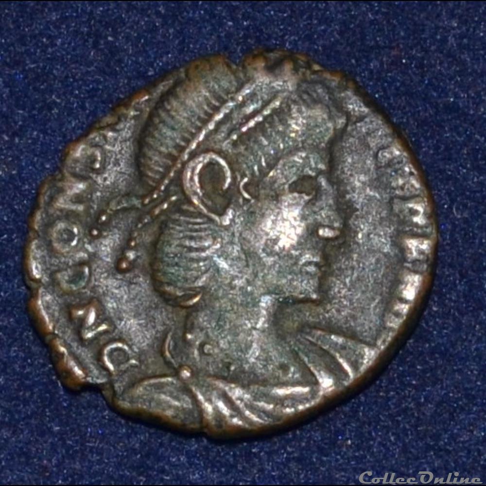 monnaie antique romaine constance ii maiorina reduite