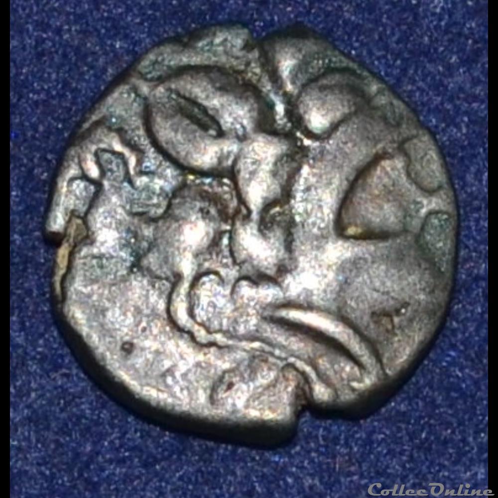 NAMNÈTES (Région de Nantes) Quart de statère à l'hippophore monnaie antique gauloise namnetes region de nantes quart de statere a hippophore