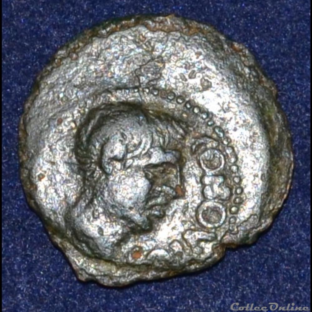 monnaie antique gauloise santons centre ouest incertaines bronze contovtos quadrans