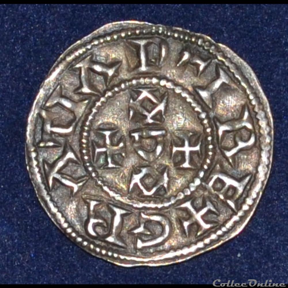 monnaies europe medievale a france carolingiennes eudes denier de limoges