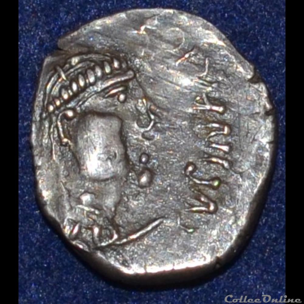 REMES( région de Reims ) Denier VLATOS monnaies antiques celtes remes region de reims denier vlatos