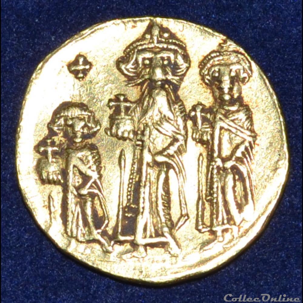 Héraclius monnaie antique byzantine heraclius