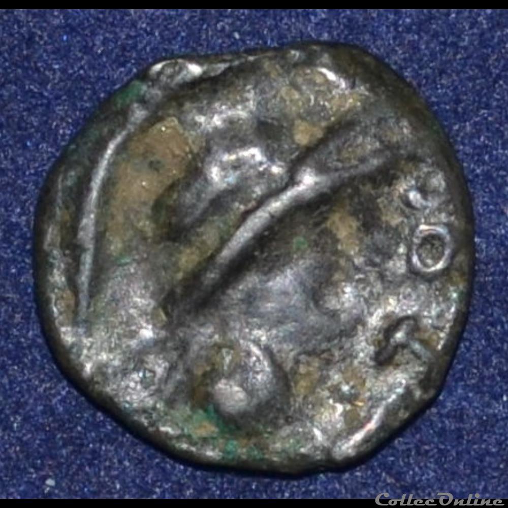 SÉQUANES (Région de Besançon) Potin TOC/TOC au lion monnaie antique gauloise sequanes region de besancon potin toc toc au lion