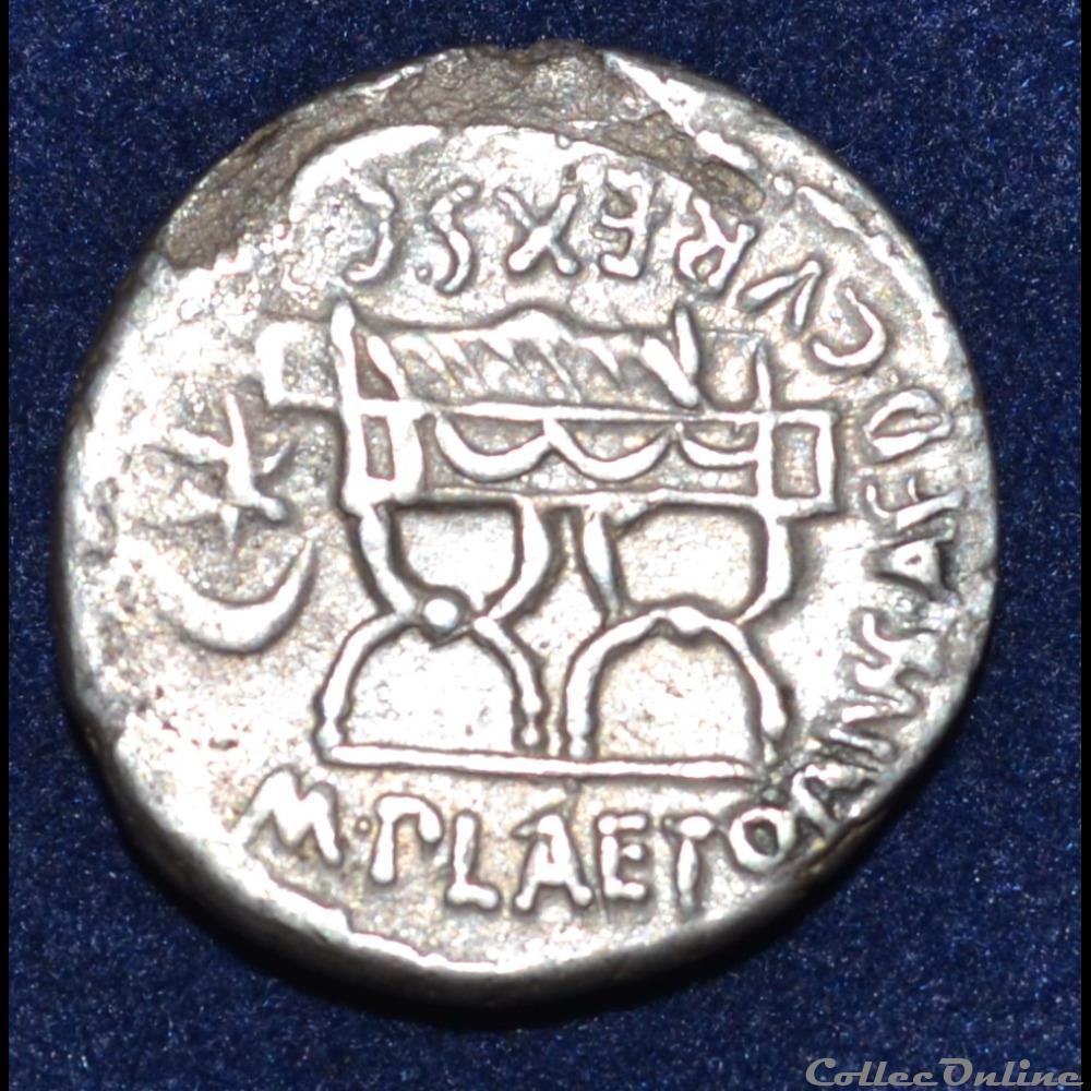 monnaie antique romaine plaetoria