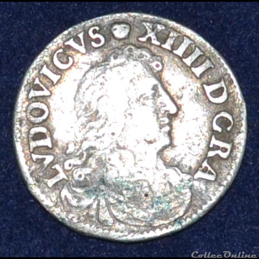 LOUIS XIV LE GRAND Quatre sols dits "des traitants" 1677 Lyon ou Vimy-en-Lyonnais monnaie france royale louis xiv le grand quatre sols dits des traitants 1677 lyon ou vimy en lyonnais