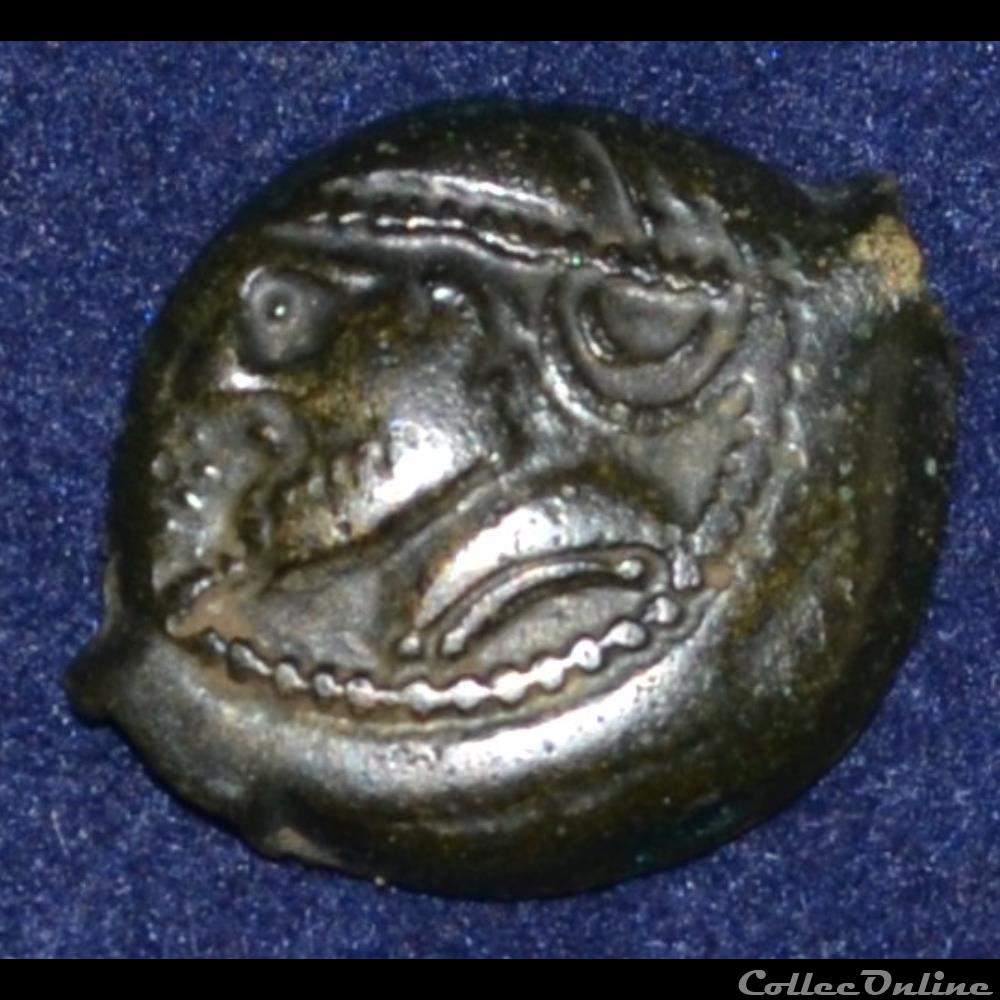 monnaie antique gauloise suessions region de soisson bronze cricirv