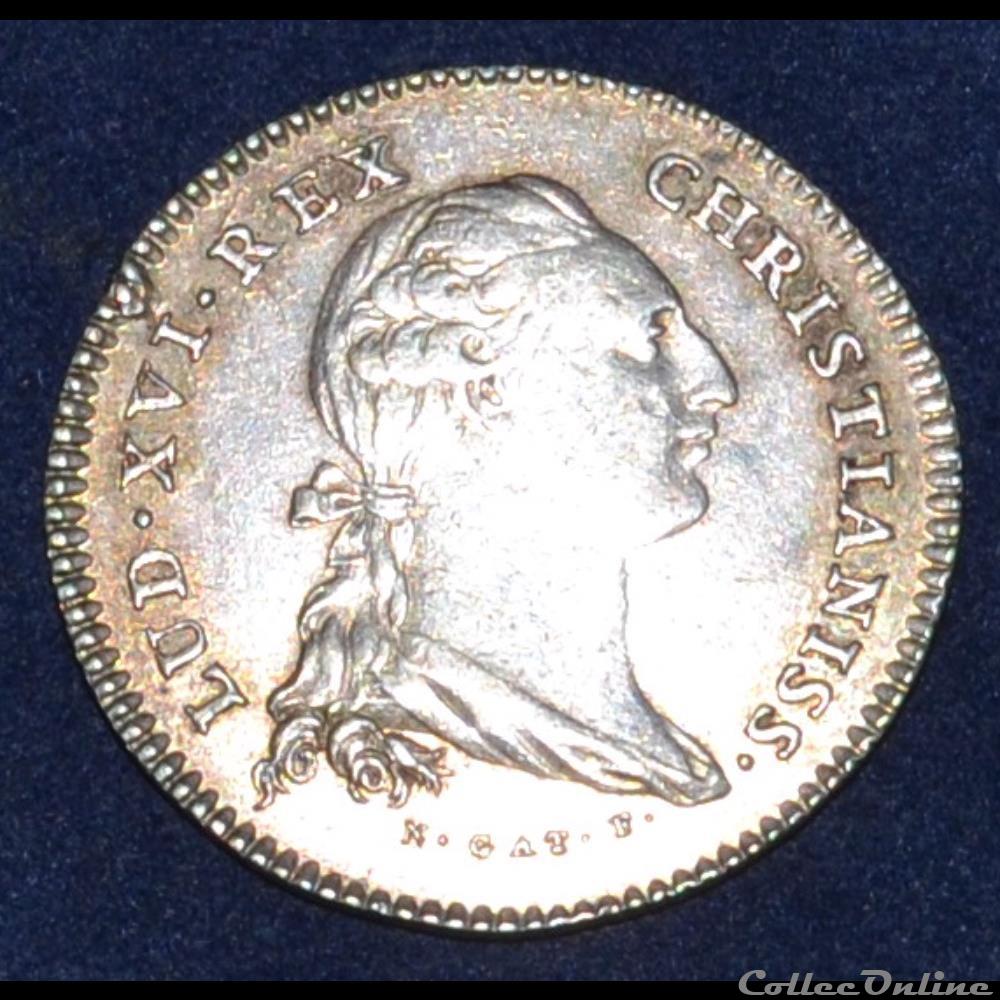 monnaie mereaux france jeton louis xvi artois comitia artesiae argent
