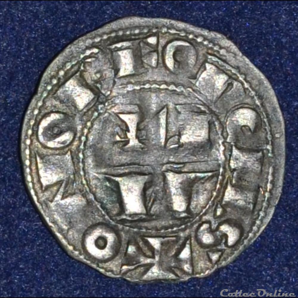 BÉARN - SEIGNEURIE DE BÉARN - LES CENTULLES Denier ou centulle monnaie france feodale bearn seigneurie de bearn les centulles denier ou centulle