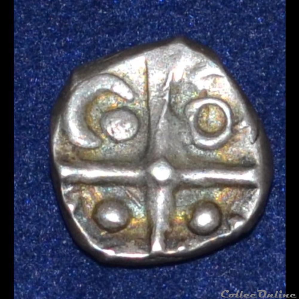 monnaie antique gauloise tolosates region de vieille toulouse drachme a la tete negroide