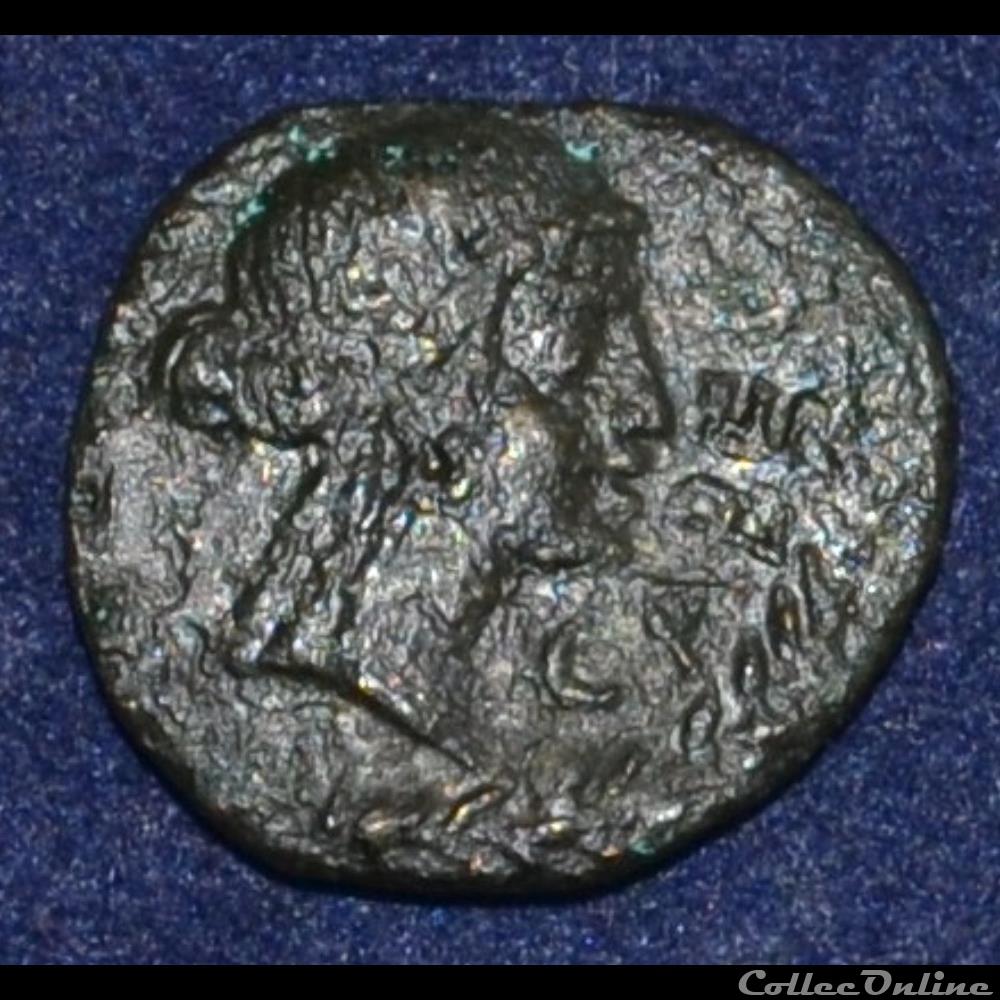 monnaie antique gauloise cabellio cavaillon bronze col cabe semis