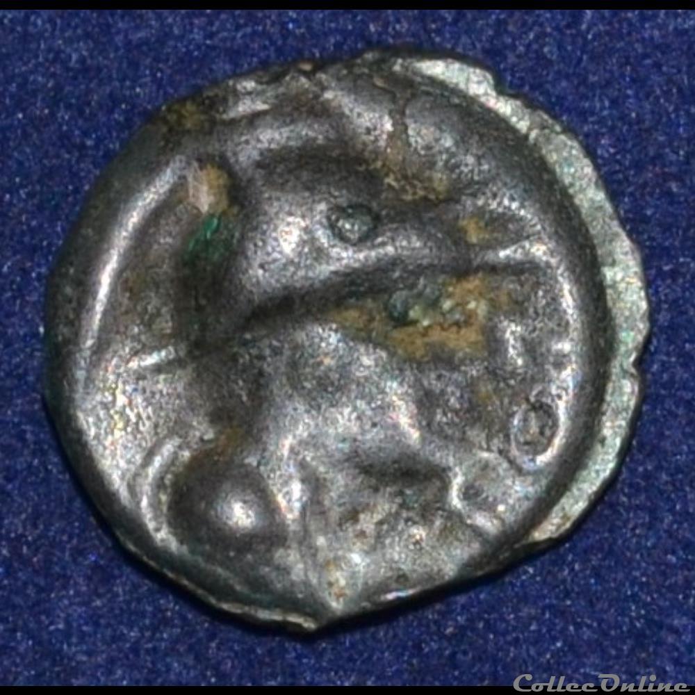 SÉQUANES (Région de Besançon) Potin TOC/TOC au lion monnaie antique gauloise sequanes region de besancon potin toc toc au lion