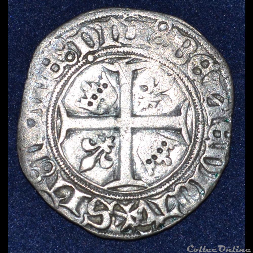 CHARLES VI LE FOU ou LE BIEN AIME monnaie france royale charles vi le fou ou le bien aime