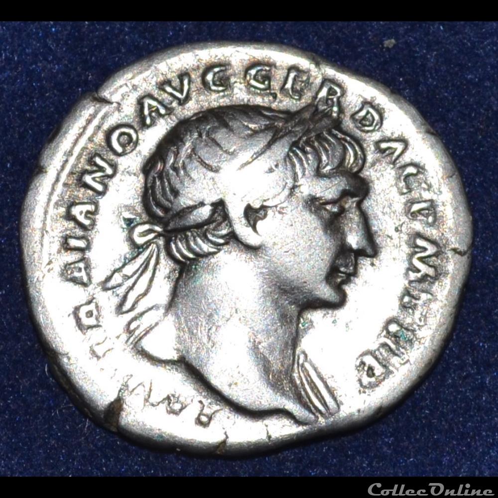 monnaie antique romaine trajan denier