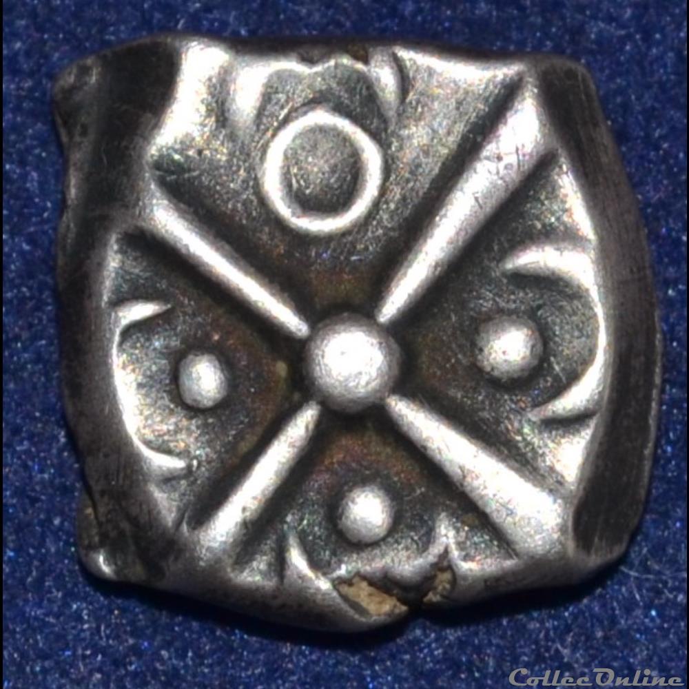 VOLQUES TECTOSAGES (région de Toulouse) Drachme à tête négroïde monnaie antique gauloise volques tectosages region de toulouse drachme a tete negroide