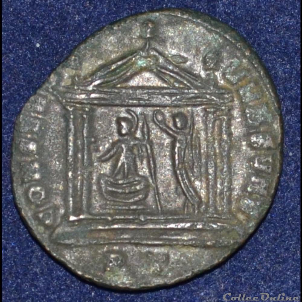 MAXENCE Follis ou nummus monnaie antique romaine maxence follis ou nummus