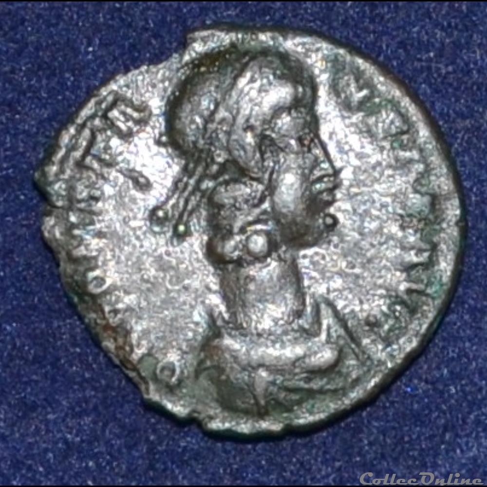 monnaie antique romaine constance ii demi maiorina
