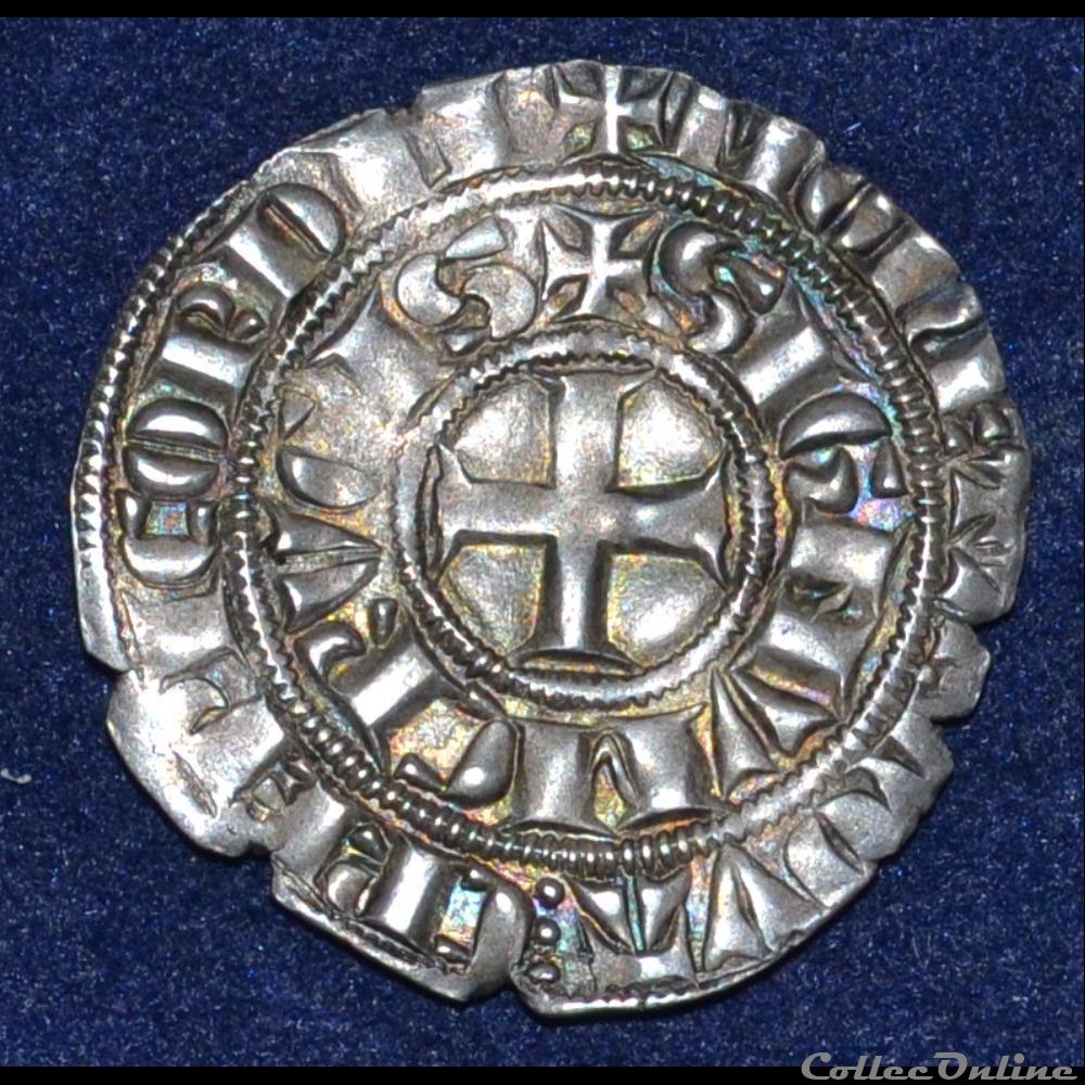 Jean de Flandre - Seigneurie de Crèvecoeur monnaie france feodale jean de flandre seigneurie de crevecoeur