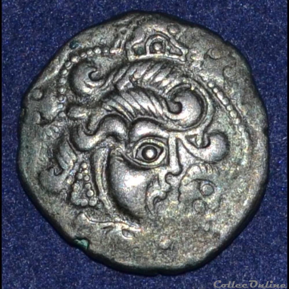 OSISMES (Région de Carhaix - Finistère) Statère au sanglier monnaie antique gauloise osismes region de carhaix finistere statere au sanglier