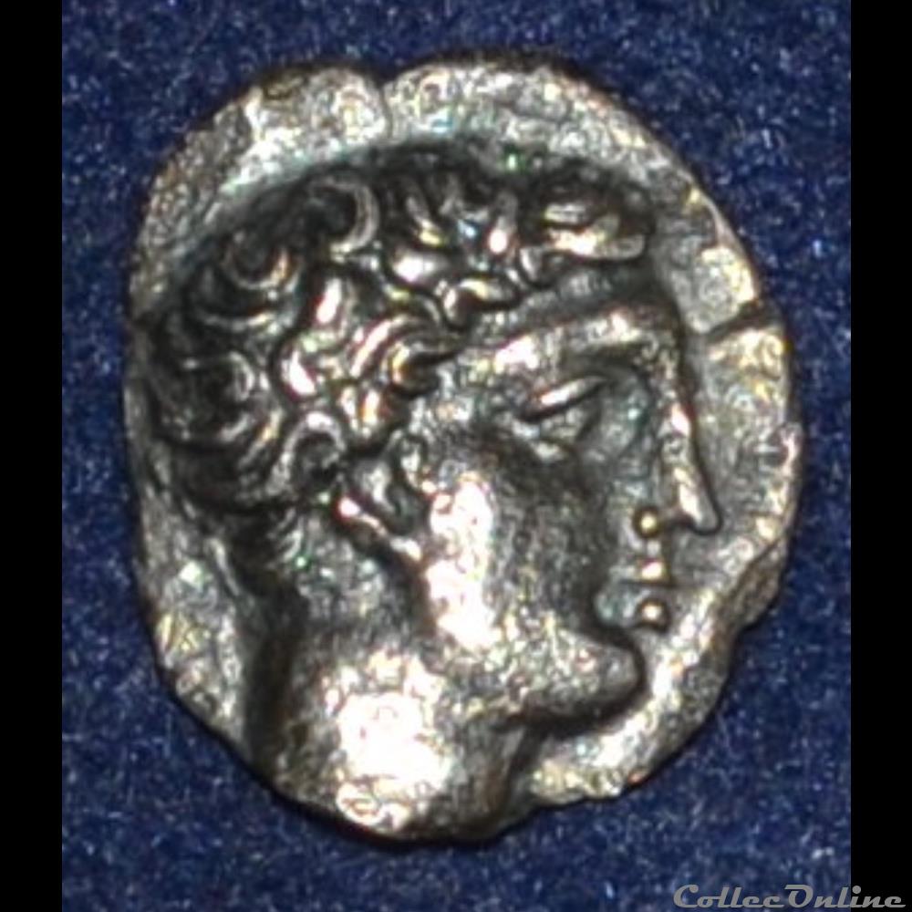 monnaie antique gauloise massalia marseille obole ma tete a droite