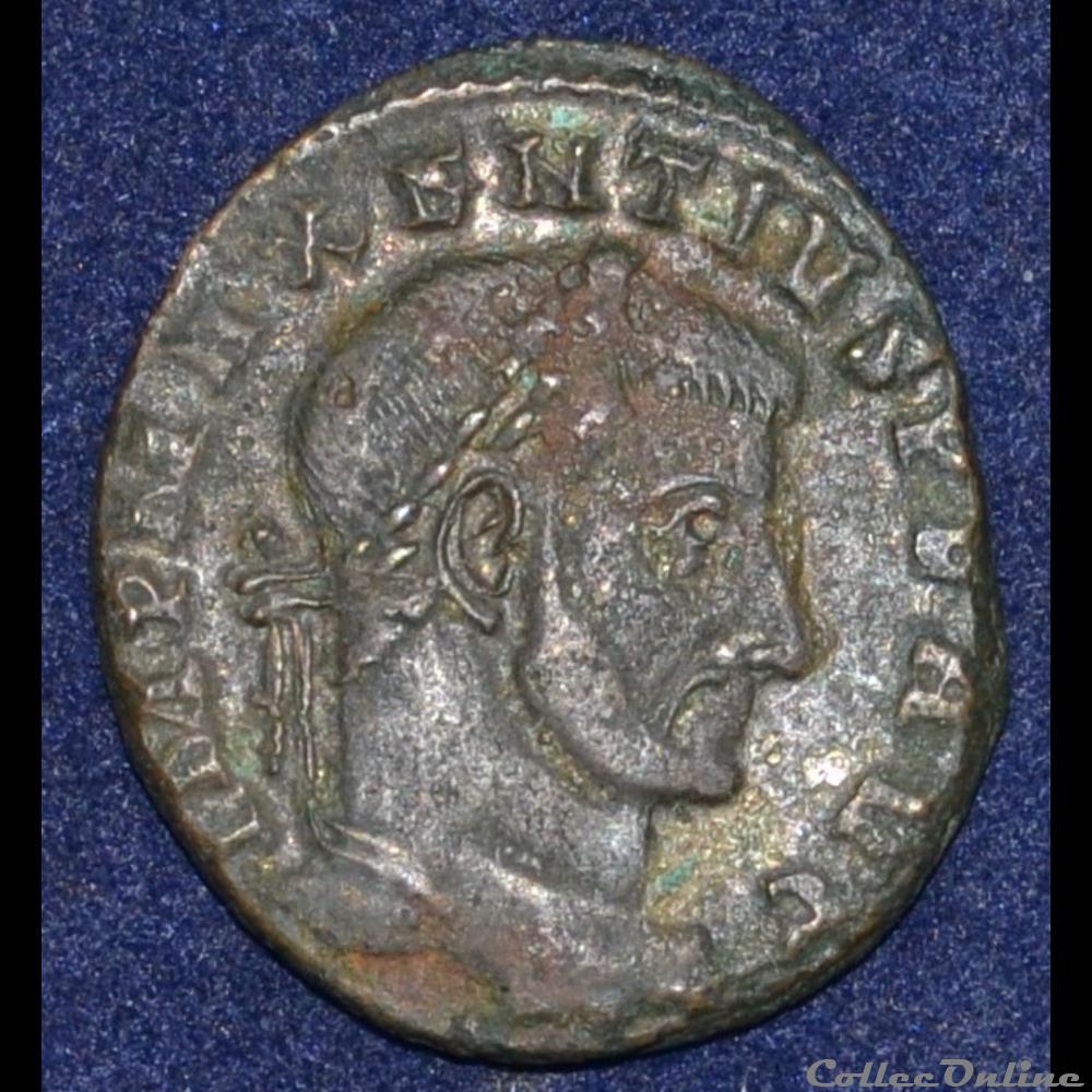 MAXENCE Follis ou nummus monnaie antique romaine maxence follis ou nummus