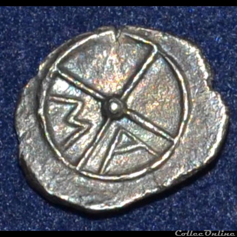 monnaie antique gauloise massalia marseille obole ma tete a droite