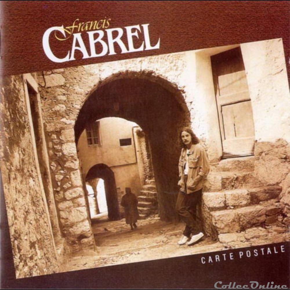 musique instrument cabrel francis carte postale