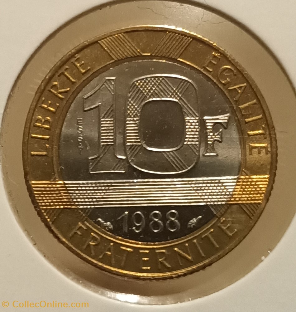 10 francs 1988 essai monnaie france moderne 10 francs 1988 essai