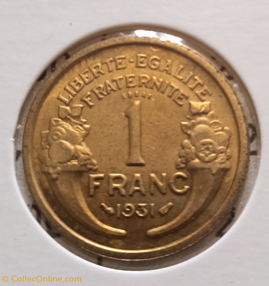 1 franc morlon 1931 essai monnaies france modernes 1 franc morlon 1931 essai