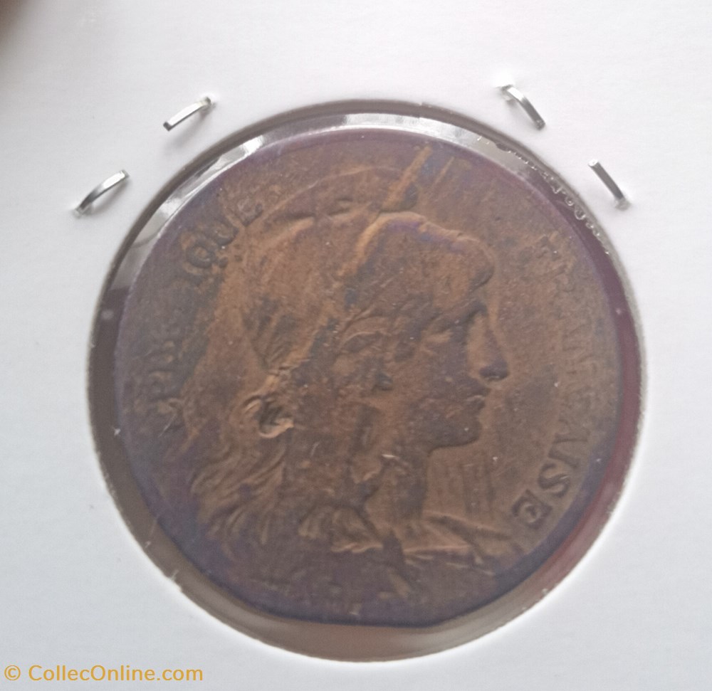 monnaie france a moderne 5 centimes dupuis 1900