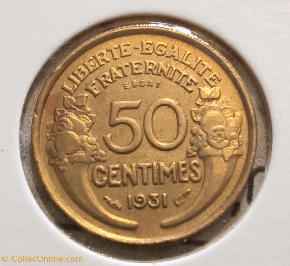 50 centimes morlon 1931 essai monnaies france modernes 50 centimes morlon 1931 essai