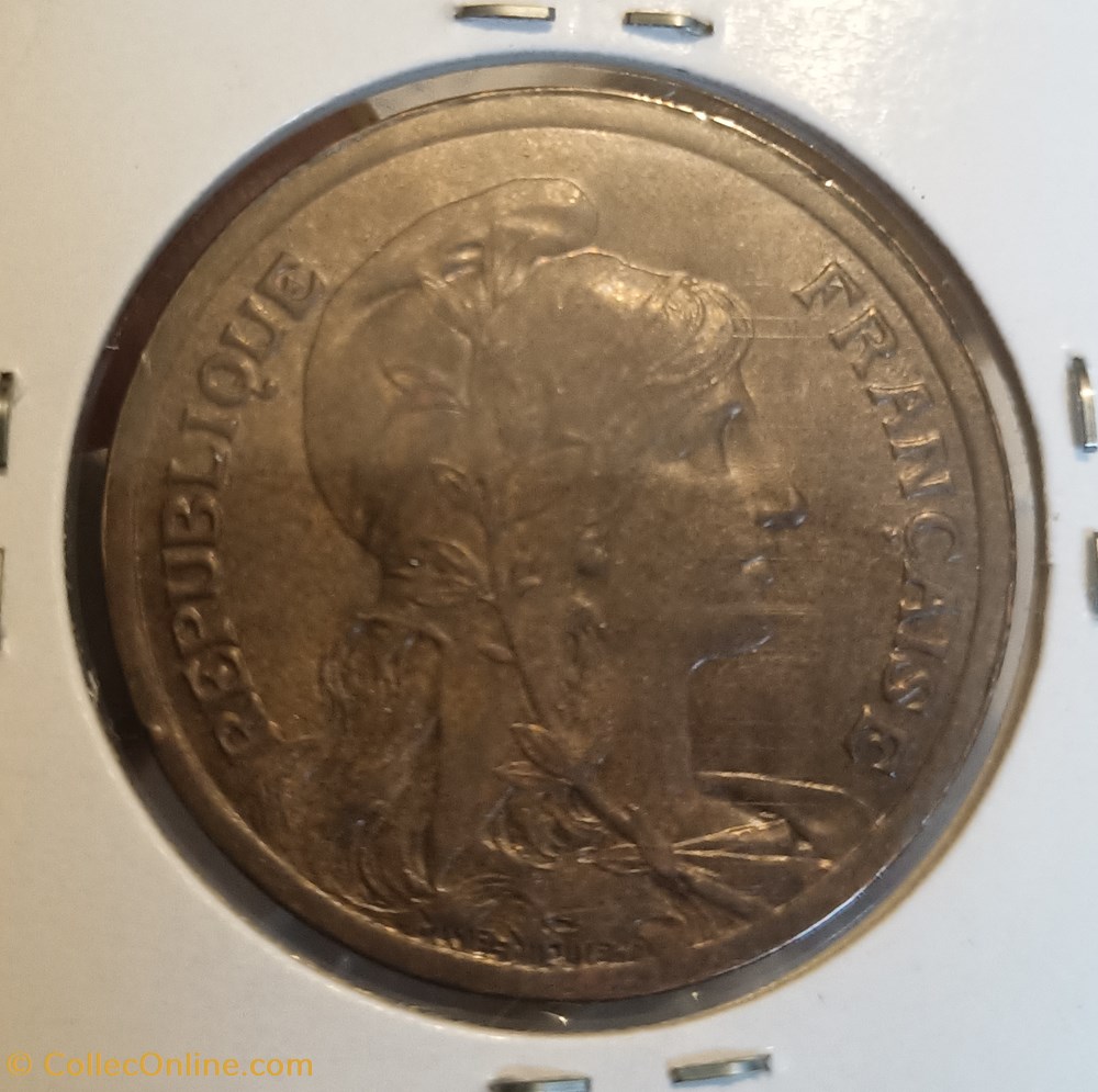 monnaies france a modernes 10 centimes dupuis 1916