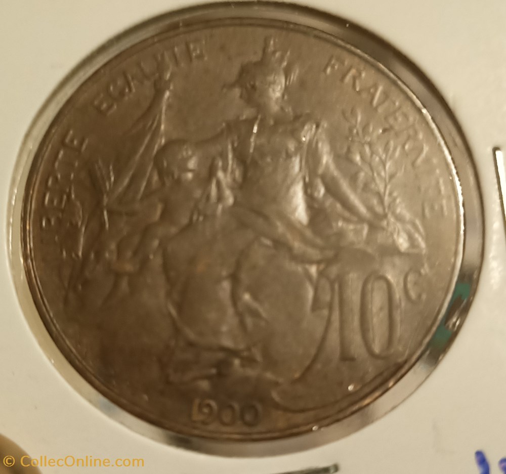 monnaie france a moderne 10 centimes dupuis 1900