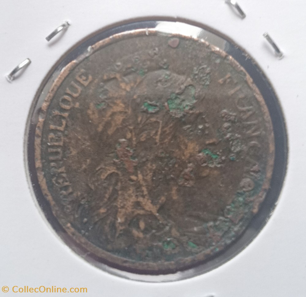 monnaie france a moderne 5 centimes dupuis 1908