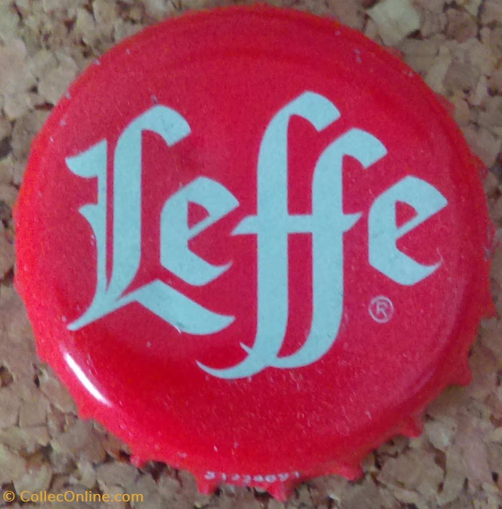 Leffe - Ruby capsules muselets biere belgique leffe ruby