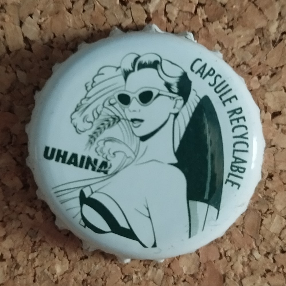 Uhaina - Blanche capsules muselets biere france uhaina blanche