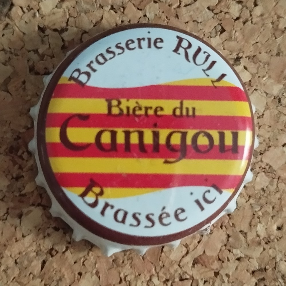 Bière du Canigou - Blonde capsules muselets france biere du canigou blonde