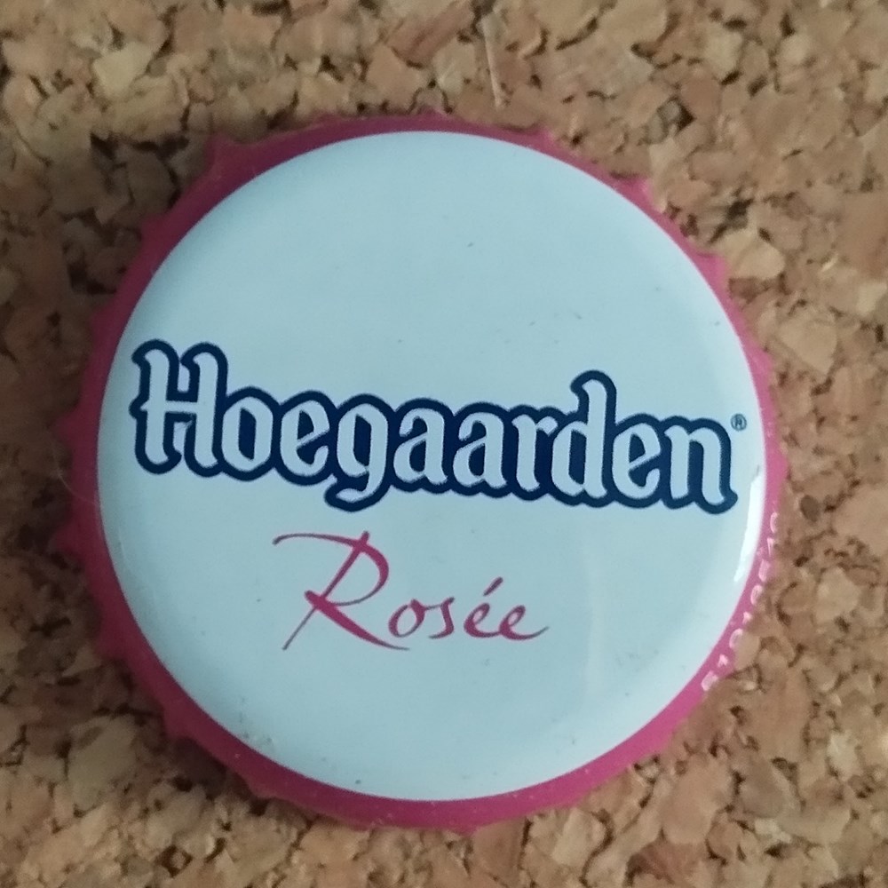 capsules muselets biere belgique hoegaarden rosee