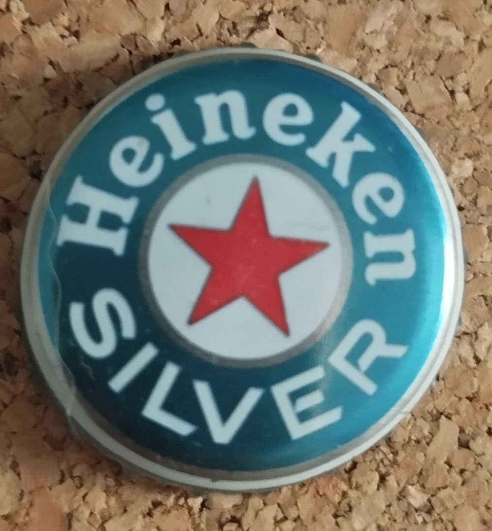 Heinken - Silver capsules muselets biere pays bas heinken silver
