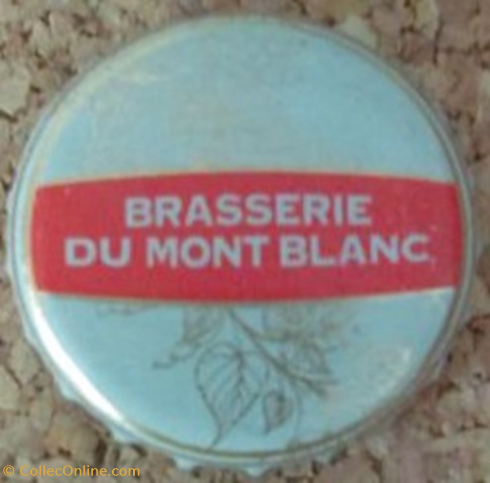 capsules muselets biere france brasserie du mont blanc la blanche