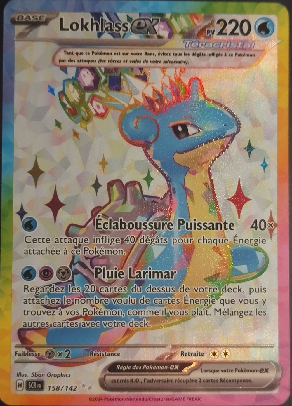 jeux de societe jouets cartes 2024 sv stellar crown rare ex secret 158 142