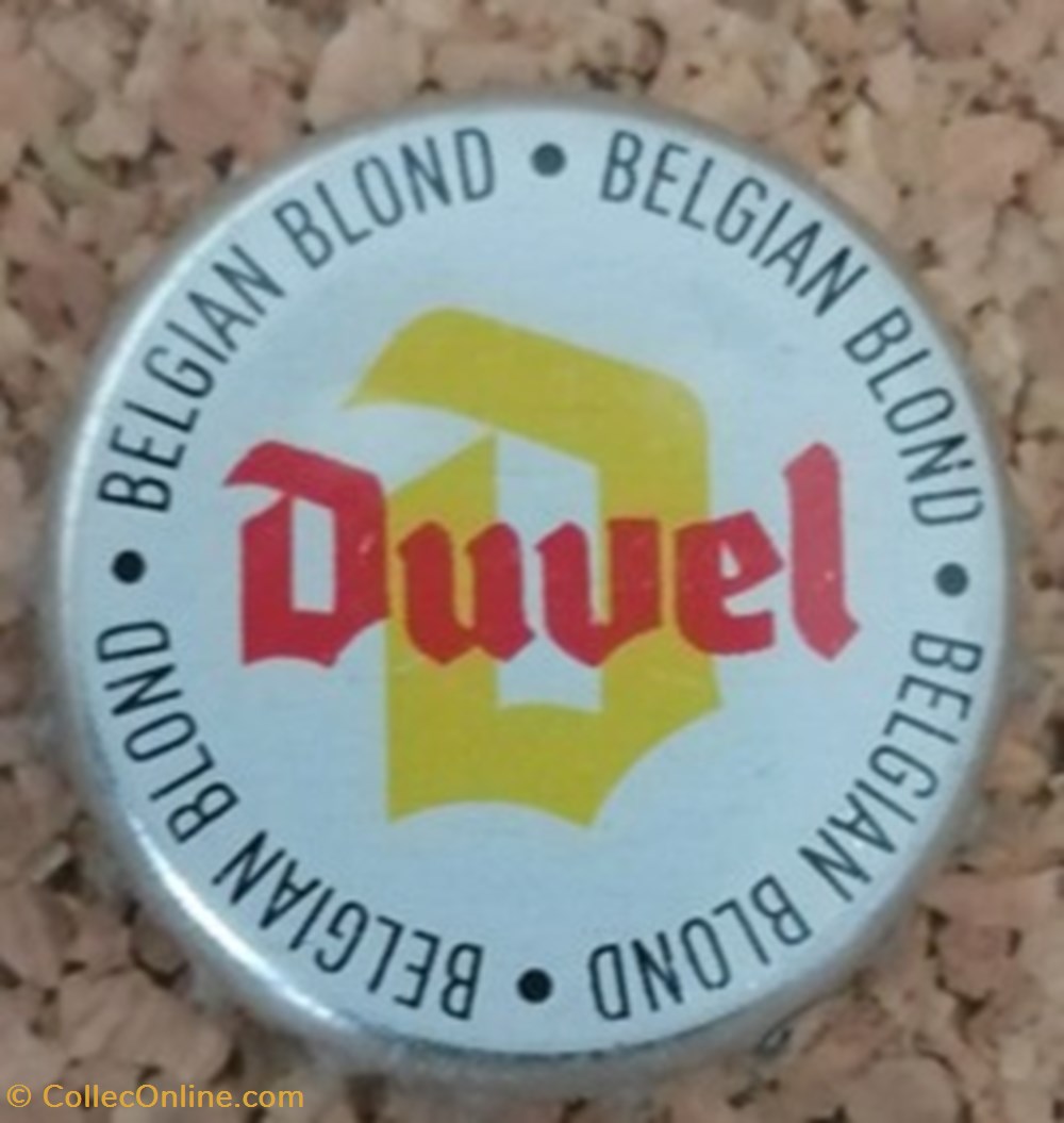 Duvel - Blonde capsules muselets biere belgique duvel blonde