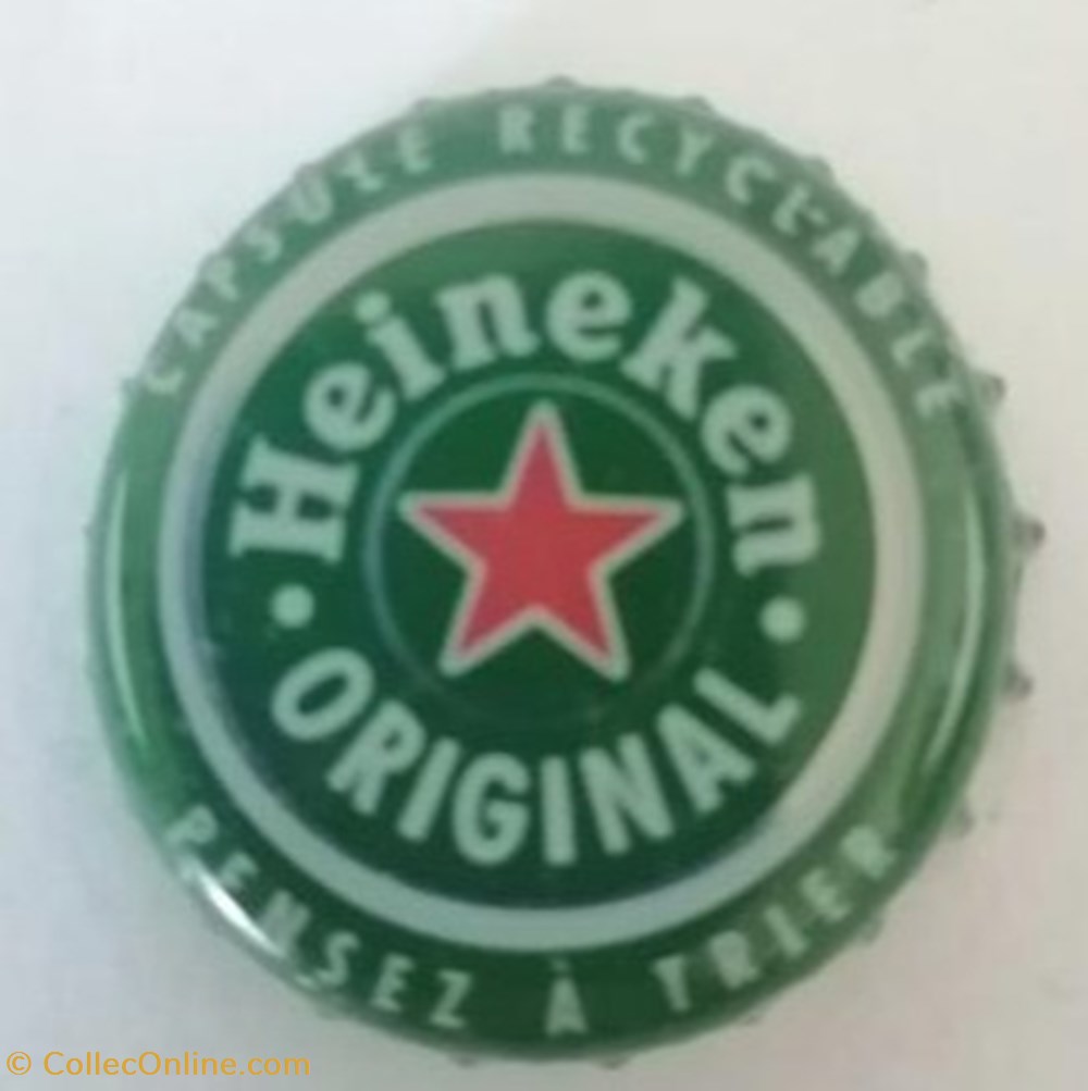 Heineken - Original capsules muselets biere pays bas heineken original