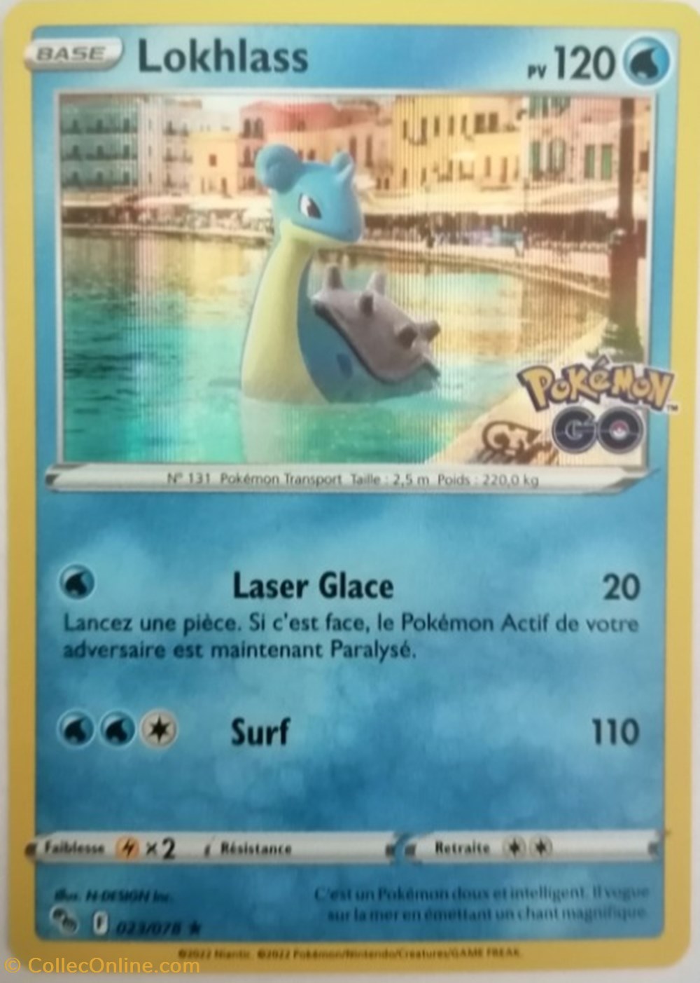jeux de societe jouets cartes 2022 pokemon tcg pokemon go rare holo 23 78